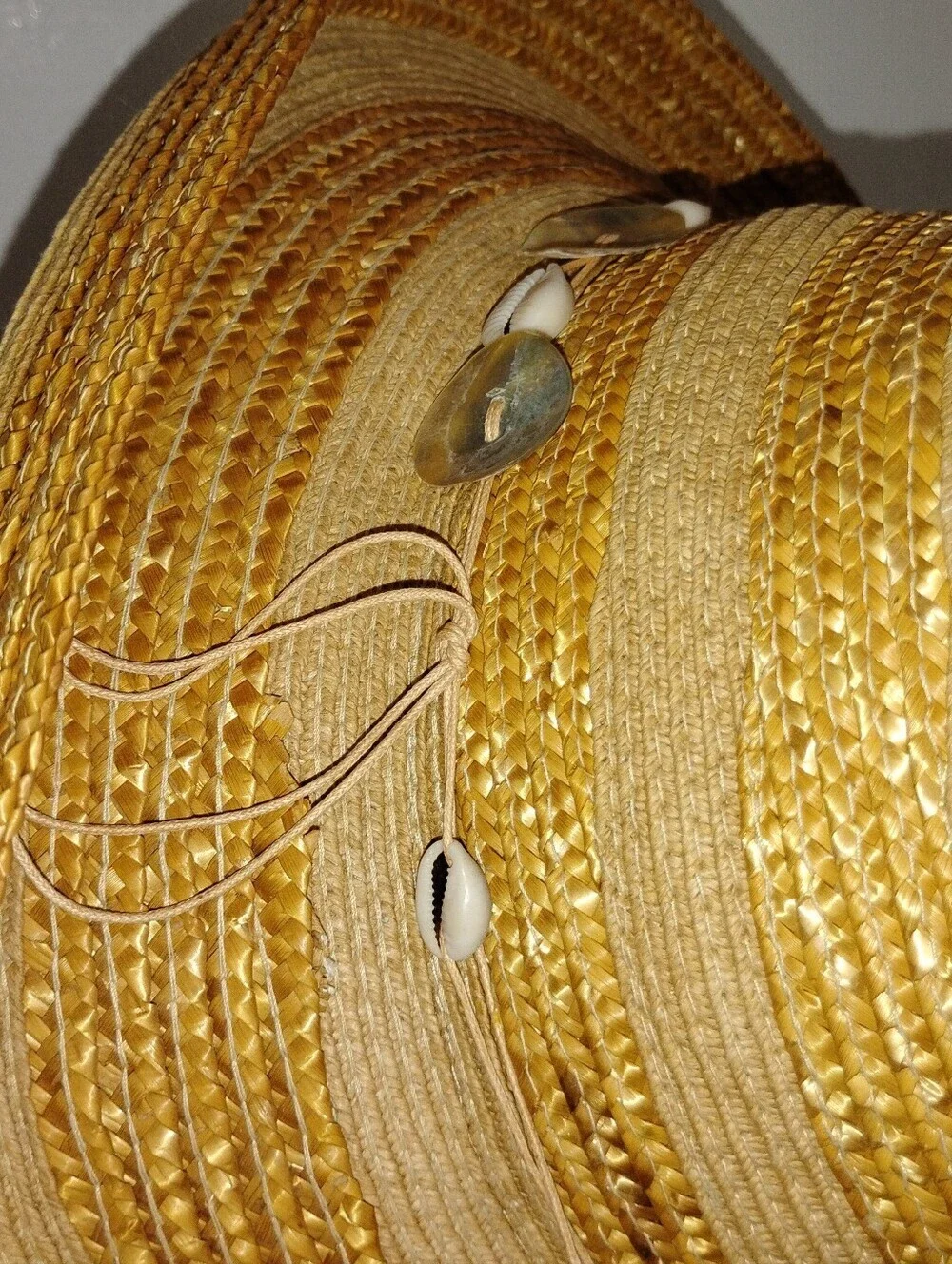 STRIPED SUMMER STRAW HAT